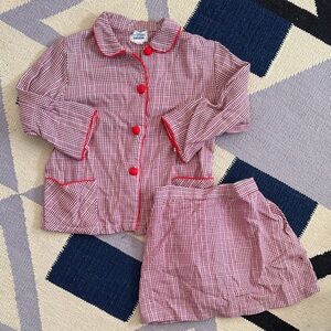 Vintage Girls’ 2 piece skirt suit - super adorable! From Australia